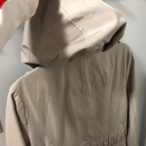 Classic Gray Trench Rain Coat Large - Guess - Picture 6 of 8